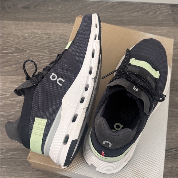 On Clouds Cloudnova Size 10 Running Shoes Walking Eclipse Meadow *Worn Once* - Picture 6 of 9